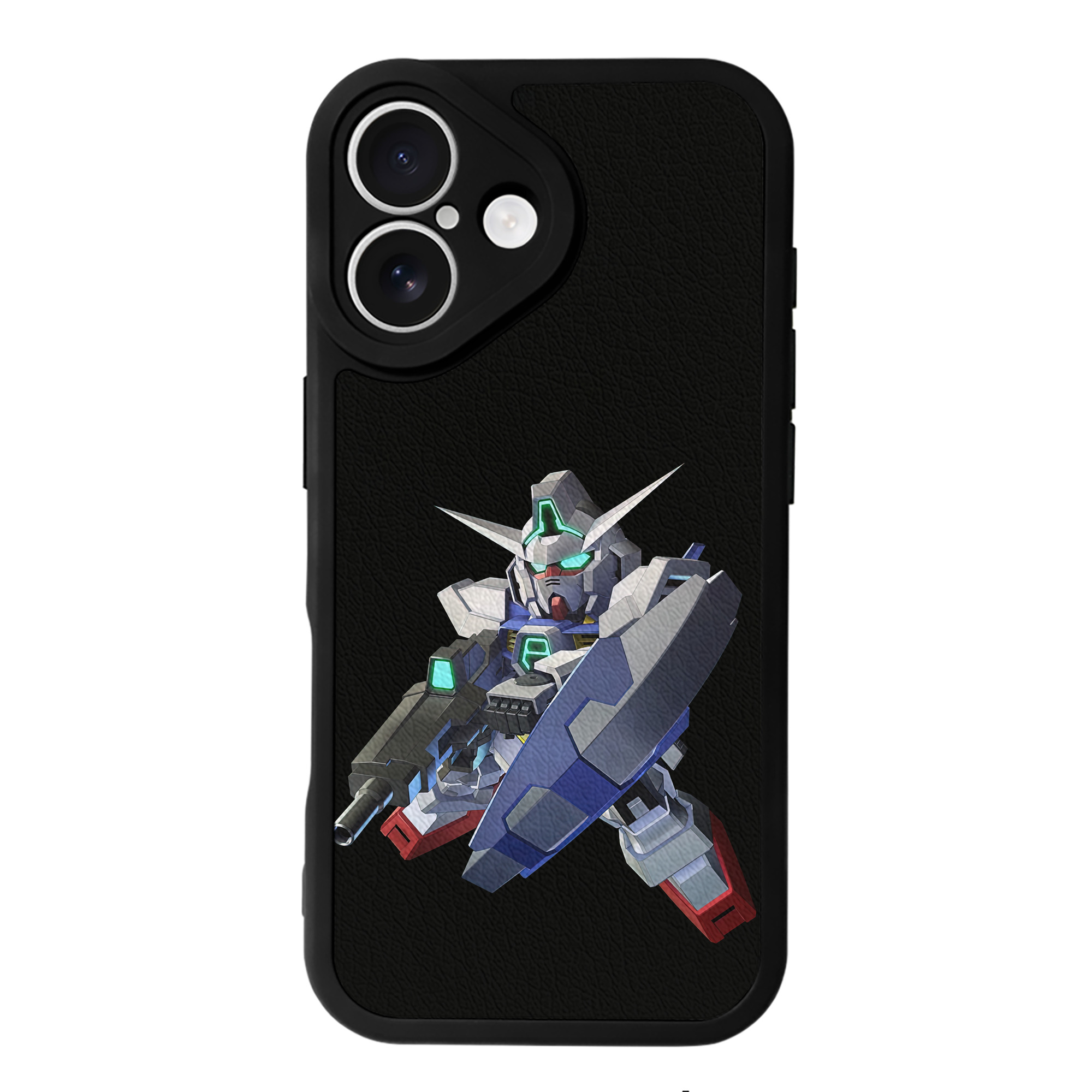 （画像用） 機動戦士ガンダム Mobile Suit Gundam 【iPhone 16シリーズ対応】シリコンスマホケース（レザー調） 材質：シリコン